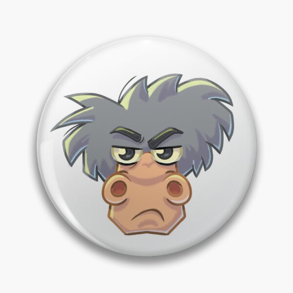 Item preview, angry chimpanzee face designed and sold by pabloy-art.