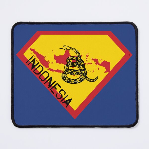 Item preview, INDONESIA SHIELD - Freedom Is The Superpower -  Gadsden Snake Flag - Dont Tread On Me SUPERHERO spellout design designed and sold by pelagio.