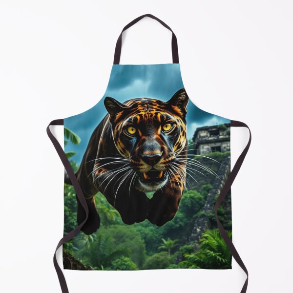 Item preview, Jungle Cat at Temple designed and sold by Skye Ryan-Evans.