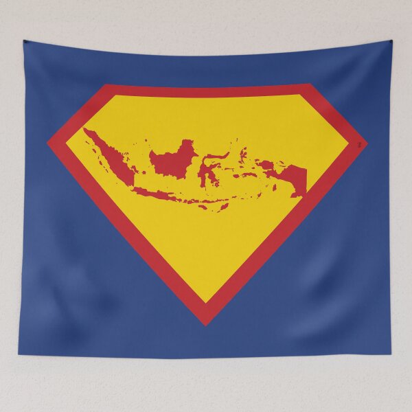 Item preview, ESCUDO SUPER INDONESIA - La libertad es el superpoder - Diseño SUPERHÉROE designed and sold by pelagio.