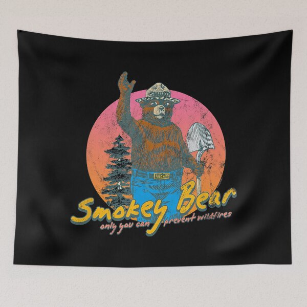 Item preview, Smokey Bear Retro Smokey Bear Sunset designed and sold by laothithane.