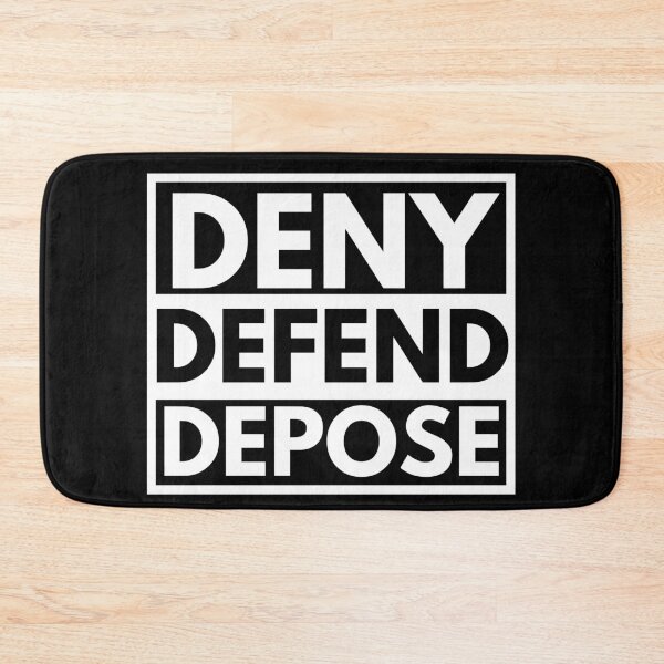 Item preview, Deny Defend Depose, Luigi Mangione Case, Protest Tee, Legal Advocacy, Anti-Corporate, Lawyer, Luigi, Free Luigi designed and sold by Eteees.