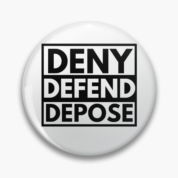 Item preview, Deny Defend Depose, Luigi Mangione Case, Protest Tee, Legal Advocacy, Anti-Corporate, Lawyer, Luigi, Free Luigi designed and sold by Eteees.