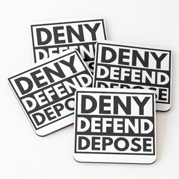 Item preview, Deny Defend Depose, Luigi Mangione Case, Protest Tee, Legal Advocacy, Anti-Corporate, Lawyer, Luigi, Free Luigi designed and sold by Eteees.