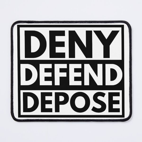 Item preview, Deny Defend Depose, Luigi Mangione Case, Protest Tee, Legal Advocacy, Anti-Corporate, Lawyer, Luigi, Free Luigi designed and sold by Eteees.