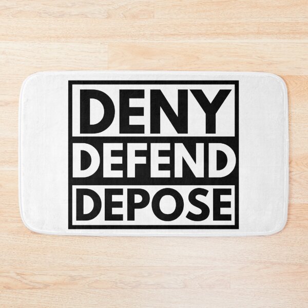 Item preview, Deny Defend Depose, Luigi Mangione Case, Protest Tee, Legal Advocacy, Anti-Corporate, Lawyer, Luigi, Free Luigi designed and sold by Eteees.