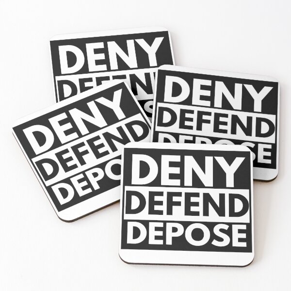 Item preview, Deny Defend Depose, Luigi Mangione Case, Protest Tee, Legal Advocacy, Anti-Corporate, Lawyer, Luigi, Free Luigi designed and sold by Eteees.