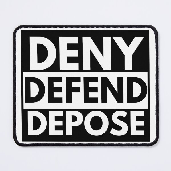 Item preview, Deny Defend Depose, Luigi Mangione Case, Protest Tee, Legal Advocacy, Anti-Corporate, Lawyer, Luigi, Free Luigi designed and sold by Eteees.