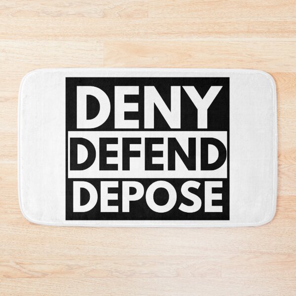 Item preview, Deny Defend Depose, Luigi Mangione Case, Protest Tee, Legal Advocacy, Anti-Corporate, Lawyer, Luigi, Free Luigi designed and sold by Eteees.