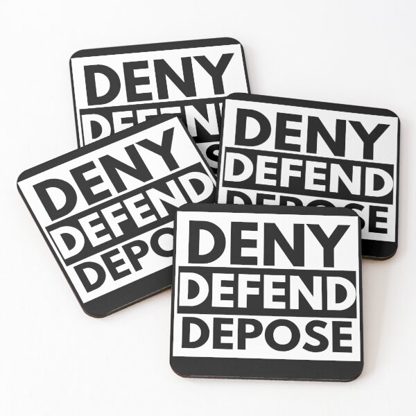 Item preview, Deny Defend Depose, Luigi Mangione Case, Protest Tee, Legal Advocacy, Anti-Corporate, Lawyer, Luigi, Free Luigi designed and sold by Eteees.