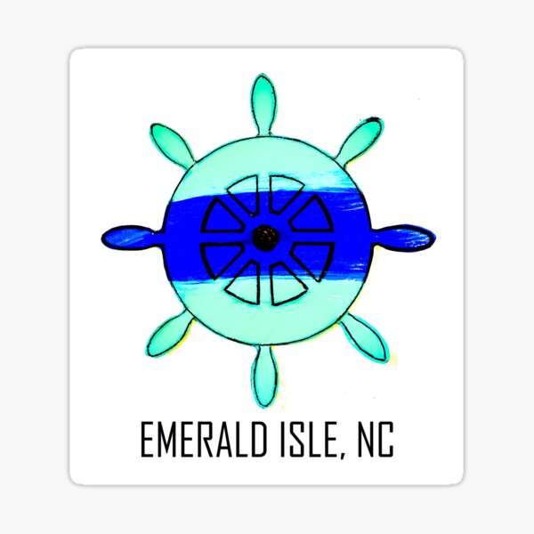 Item preview, Sea Blue Ships wheel (Emerald Isle, NC) designed and sold by barryknauff.