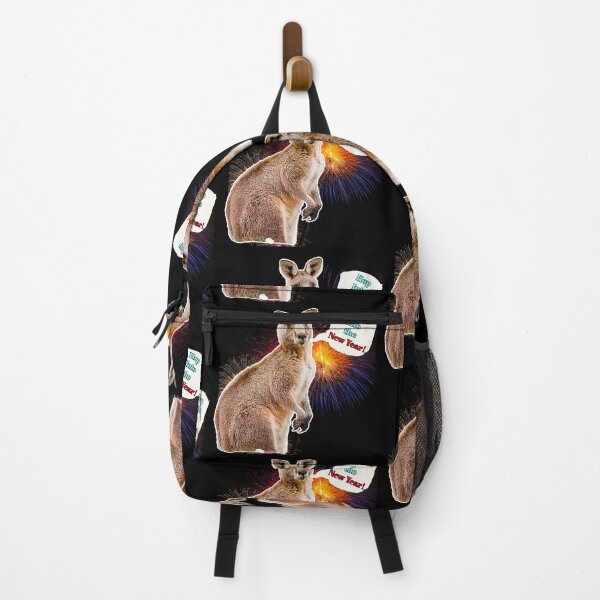 Item preview, Festive Kangaroo Art: Hop Into the New Year! Fun Aussie Wildlife Design designed and sold by Michael van der Hoorn.