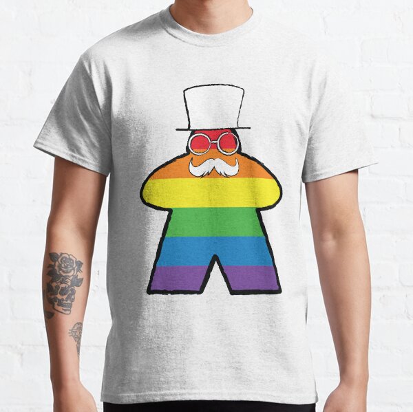 Item preview, Rainbow The Baron Meeple! designed and sold by BaronsGames.