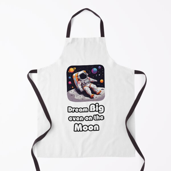 Item preview, Dream Big, Even on the Moon - Astronaut Lounging on Moon quote 1 designed and sold by Tom-Johnson.