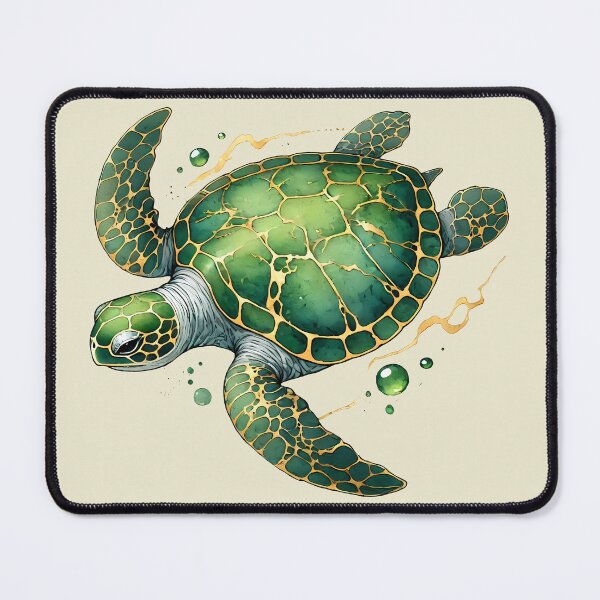 Item preview, Green Turtle Japanese Style Art designed and sold by Thunderbelts.