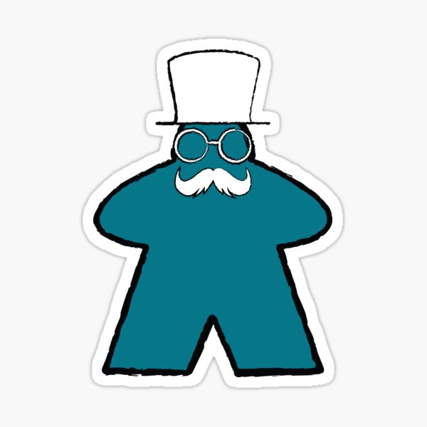 Item preview, Teal The Baron Meeple! designed and sold by BaronsGames.