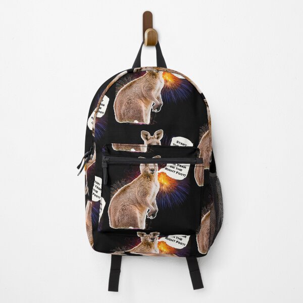 Item preview, Festive Kangaroo Art: Start the Year on the Right Foot! Motivational Aussie Design designed and sold by Michael van der Hoorn.