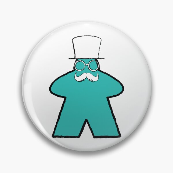 Artikelvorschau, Türkis, der Baron-Meeple! entworfen und verkauft von BaronsGames.