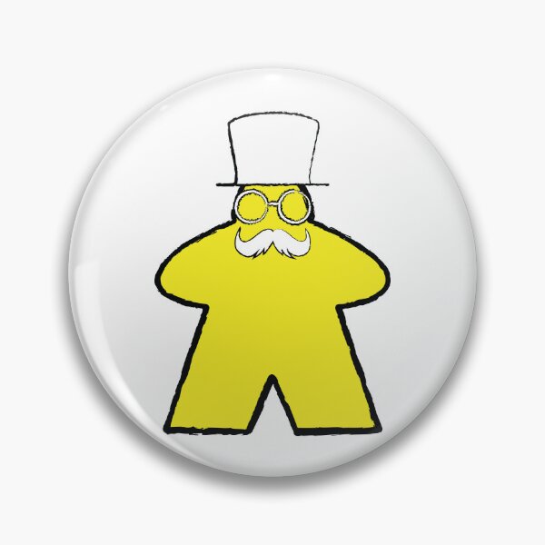 Item preview, Yellow The Baron Meeple! designed and sold by BaronsGames.