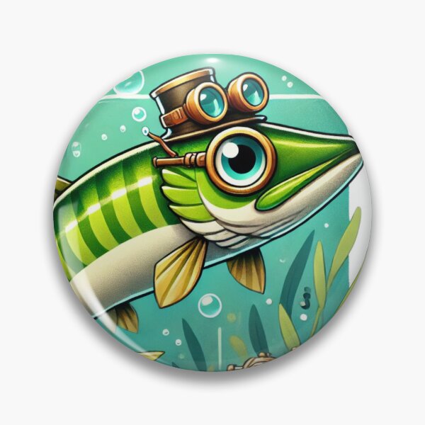 Item preview, Steampunk Muskellunge designed and sold by Sillytoe.
