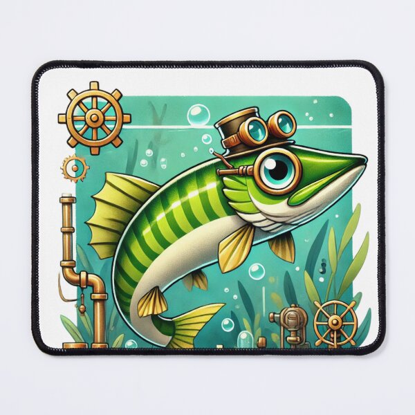 Item preview, Steampunk Muskellunge designed and sold by Sillytoe.