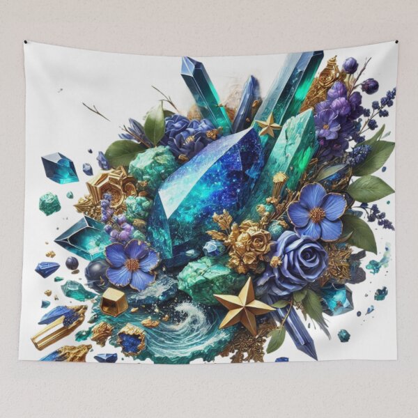 Item preview, Gemstones of the world Tanzanite art  designed and sold by ZulryLifestyles.