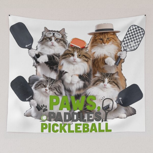 Item preview, Paws, Padles, Pickleball #3 designed and sold by ChonkingHazard.