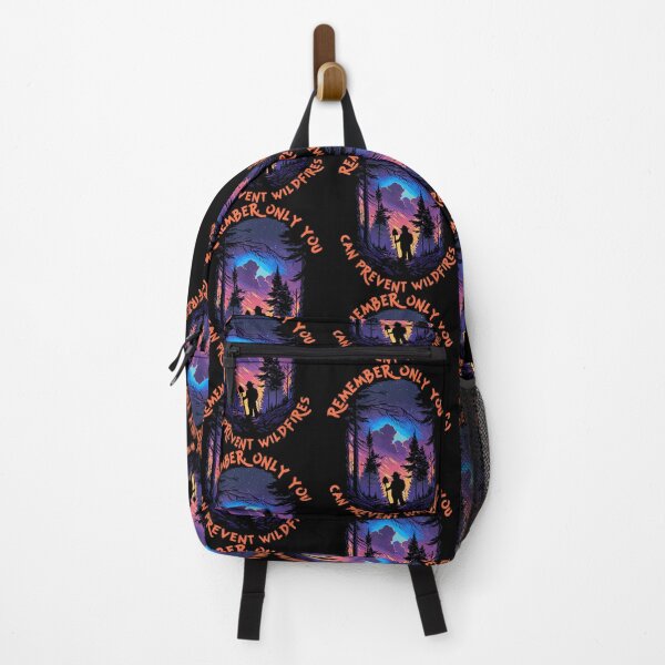 Item preview, Smokey Bear Starry Night Scene Only You Can Prevent Wildfire designed and sold by laothithane.