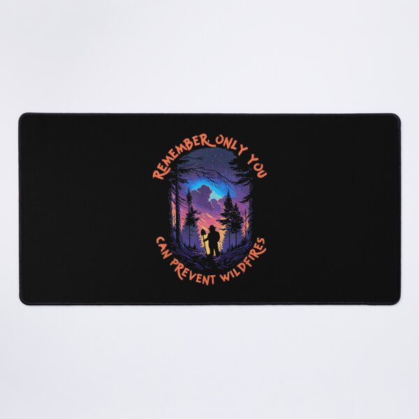 Item preview, Smokey Bear Starry Night Scene Only You Can Prevent Wildfire designed and sold by laothithane.