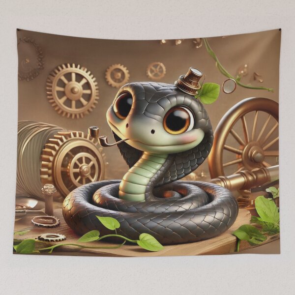 Item preview, Steampunk Mussurana Snake designed and sold by Sillytoe.