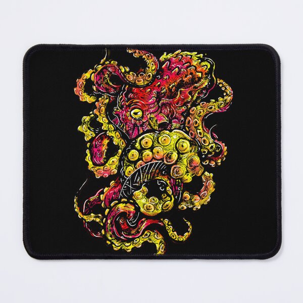 Item preview, Yellow and red octopus designed and sold by UrielCalavera.