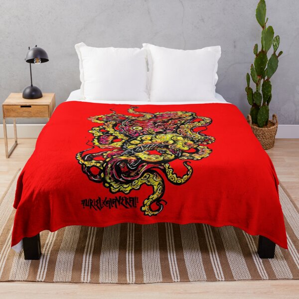 Item preview, Yellow and red octopus designed and sold by UrielCalavera.