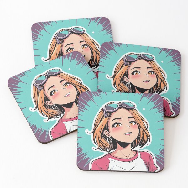 Item preview, Adventurous Spirit - Vibrant Anime Style Girl designed and sold by Mido-artister.