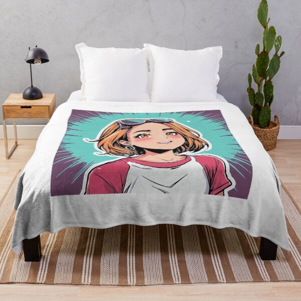 Item preview, Adventurous Spirit - Vibrant Anime Style Girl designed and sold by Mido-artister.