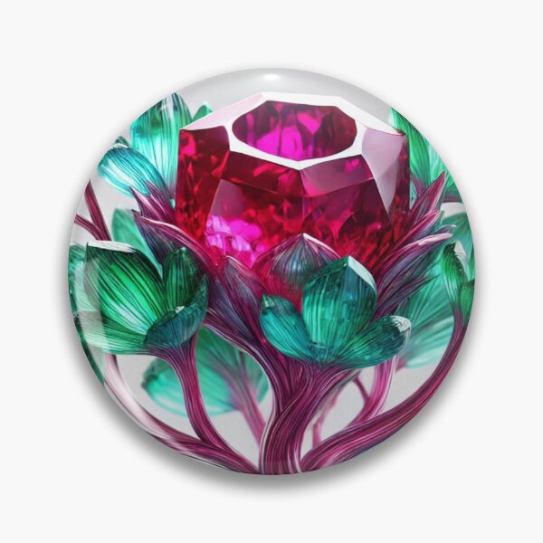 Item preview, Fantasy art - infusion of a real Burma natural ruby into an Colombian emerald designed and sold by ZulryLifestyles.