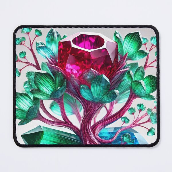 Item preview, Fantasy art - infusion of a real Burma natural ruby into an Colombian emerald designed and sold by ZulryLifestyles.