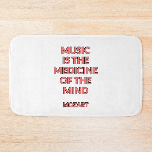 Item preview, Mozart Quotes - Music is the medicine of the mind designed and sold by Inspirationmotivation.