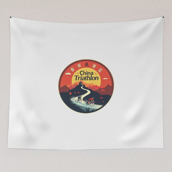 Item preview, China Triathlon Motivation – Swim, Bike, Run Design designed and sold by Triathlongram.