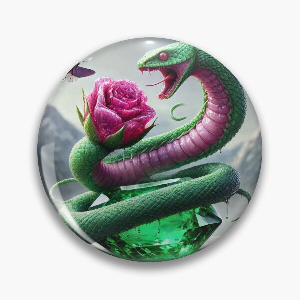 Item preview, Fantasy art - infusion of a real Burma natural ruby into an Colombian emerald designed and sold by ZulryLifestyles.