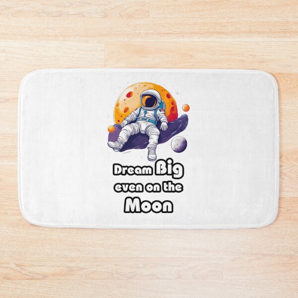 Item preview, Dream Big, Even on the Moon - Astronaut Lounging on Moon quote 2 designed and sold by Tom-Johnson.