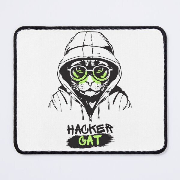 Item preview, Hacker Cat - Code Breaker designed and sold by niravpatel.