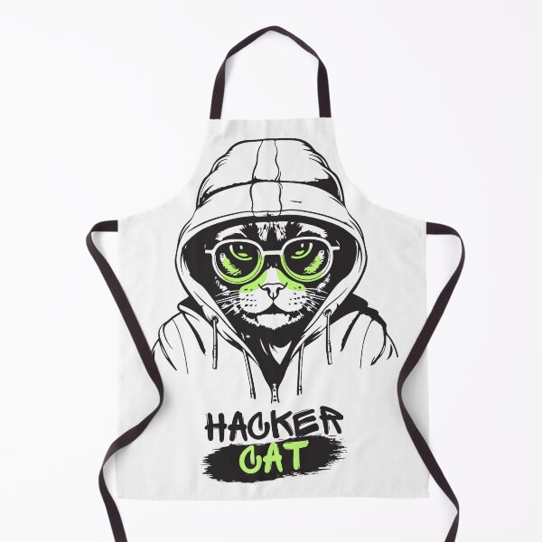 Item preview, Hacker Cat - Code Breaker designed and sold by niravpatel.