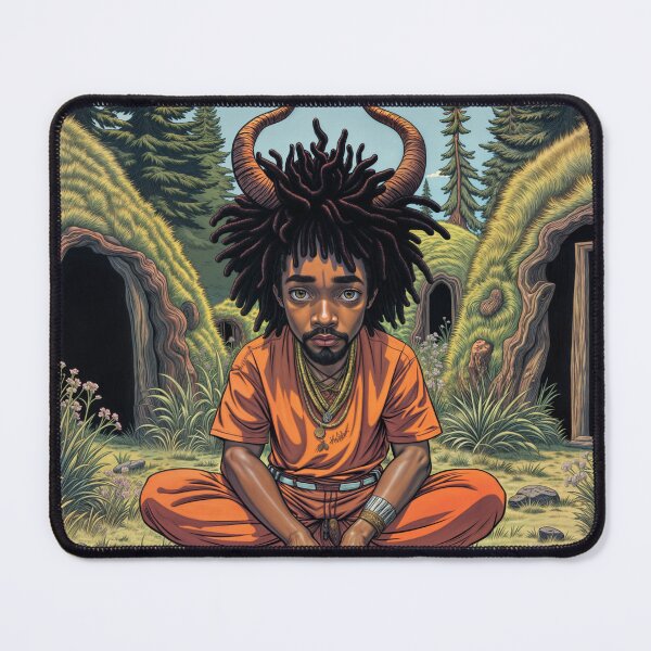 Item preview, "Earthbound Guardian: Afrocentric Spirit of the Wild" designed and sold by Seattleaiharp.