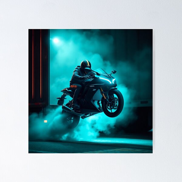 Item preview, Extreme Biker Thrill: Action Movie Adrenaline designed and sold by AmberHorizon7.