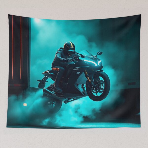 Item preview, Extreme Biker Thrill: Action Movie Adrenaline designed and sold by AmberHorizon7.