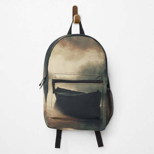 Item preview, The boat gliding along a tranquil river designed and sold by Drawings Project.