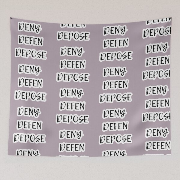 Item preview, deny defend DEPOSE  designed and sold by alesamoon.