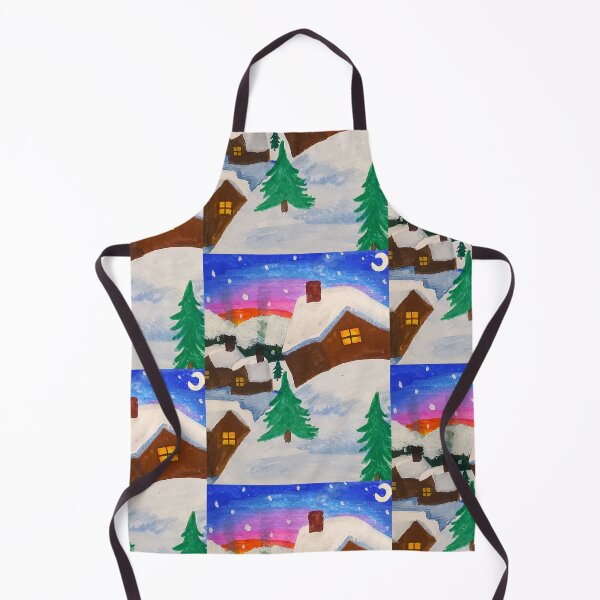 Item preview, Village Over the Snow Fields designed and sold by etherealwonders.