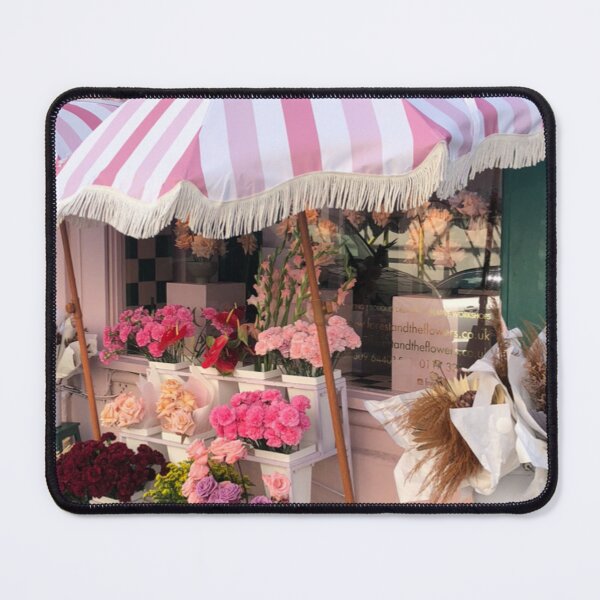 Item preview, Flower Floral Store Front Pink Umbrella Coquette designed and sold by SunfullyYours.
