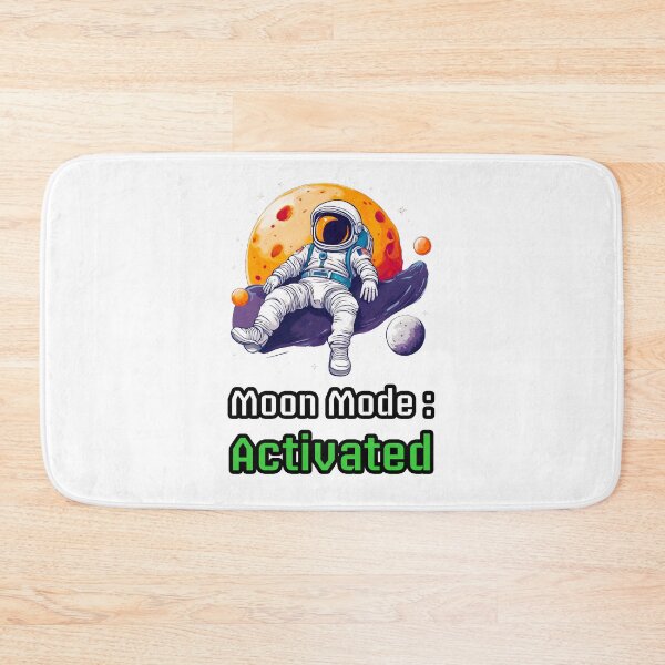 Item preview, Moon Mode Activated - Astronaut Lounging on Moon quote 2 designed and sold by Tom-Johnson.